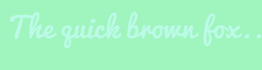 Image with Font Color BBFAE7 and Background Color 9FF5BD
